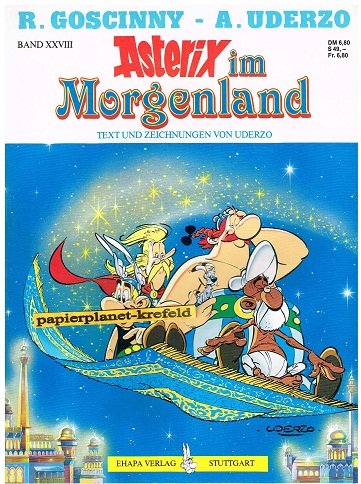 Asterix im Morgenland, 1. Auflage 1987, (Grosser Asterix Band XXVIII)