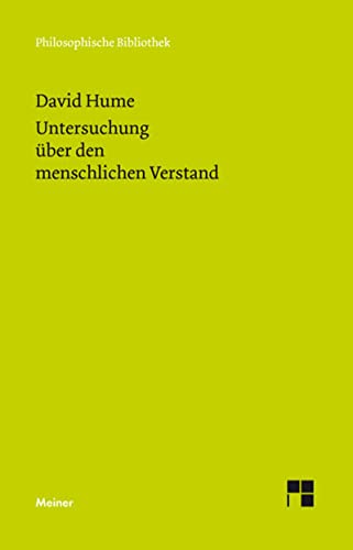 Eine Untersuchung über den menschlichen Verstand (Philosophische Bibliothek 648)
