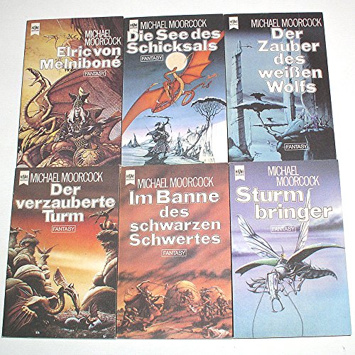 Elric von Melnibone 1-6 komplett (Elric von Melnibone - Die See des Schicksals - Der Zauber des weißen Wolfs - Der verzauberte Turm - Im Banne des schwarzen Schwertes - Sturmbringer) 1,2,3,4,5,6