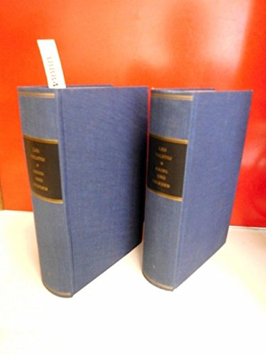 Krieg und Frieden . Erster und Zweiter Band . Roman von Leo N. Tolstoj .