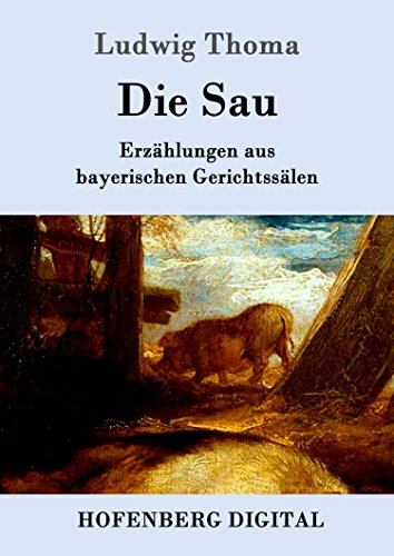 Die Sau: Erzählungen aus bayerischen Gerichtssälen