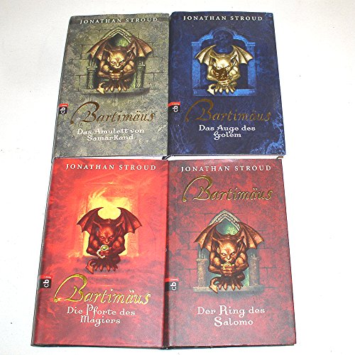 Bartimäus 1-4 komplett (Das Amulett von Samarkand - Das Auge des Golem - Die Pforte des Magiers - Der Ring des Salomo)