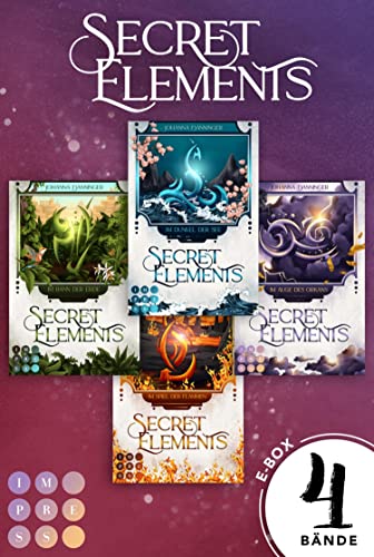 Secret Elements: Band 1-4 der Secret-Elements-Reihe in einer E-Box!: Spüre die Macht der Elemente und werde zur Agentin der Anderswelt
