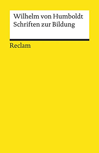Schriften zur Bildung: Reclams Universal-Bibliothek
