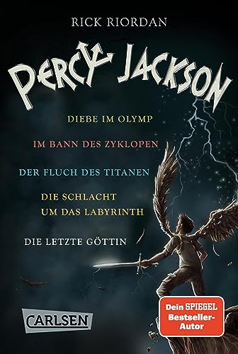 Percy Jackson: Percy Jackson und die griechischen Monster – Band 1-5 der mythischen Fantasy-Buchreihe in einer E-Box!