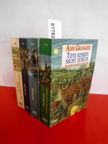 4 x Ann Granger : 1. Wer anderen eine Grube gräbt, 2. Kerzenlicht für eine Leiche, 3. Ein Hauch von Sterblichkeit, 4. Tote kehren nicht zurück