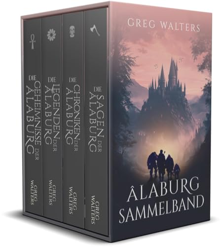 Alaburg Sammelband - Band 1-4: Der Fantasy-Erfolg als Schuber (Die Farbseher Akademie)