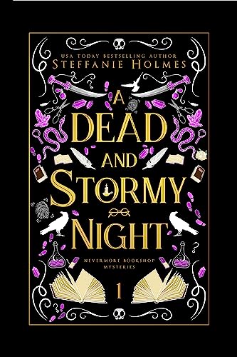 A Dead and Stormy Night: a cozy fantasy with spice (Nevermore Bookshop Mysteries Book 1)