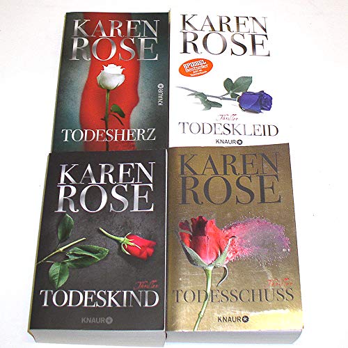 Karen Rose - Baltimore-Reihe 1-4 komplett (Todesherz - Todeskleid - Todeskind - Todesschuss) 1,2,3,4