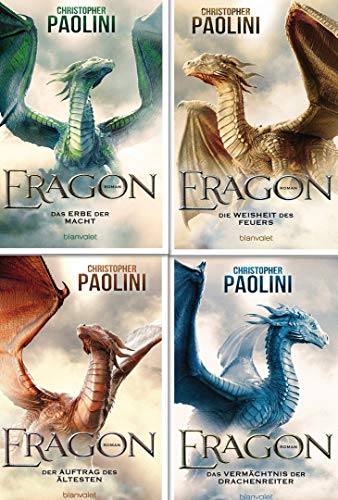 Eragon 1-4 komplett (Das Vermächtnis der Drachenreiter - Der Auftrag des Ältesten - Die Weisheit des Feuers - Das Erbe der Macht) 1,2,3,4