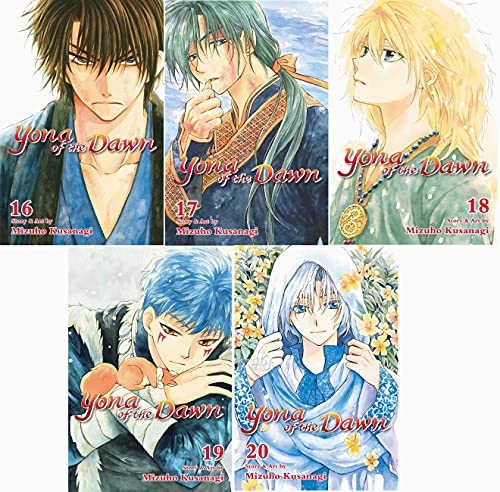 Yona of the Dawn Serie 4: Mizuho Kusanagi (Author) Vol 16-20 5 book collection set