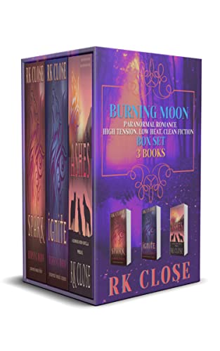 Burning Moon Series Boxed Set: Fated Mates Paranormal Romance Series