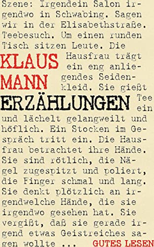 Klaus Mann - Erzählungen: Gesamtausgabe