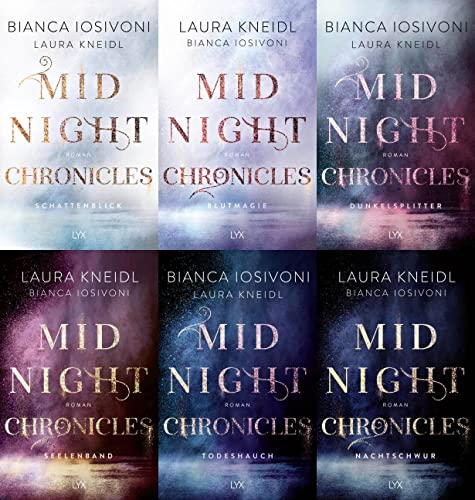 Die Midnight-Chronicles-Reihe Band 1-6 plus 1 exklusives Postkartenset
