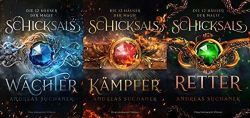Die 12 Häuser der Magie Band 1-3 plus 1 exklusives Postkartenset