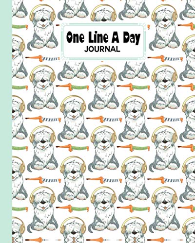 One Line A Day: dogs One Line A Day, A Five-Year Memory Book, 367 Pages, Size 8" x 10" by Chris Carter
