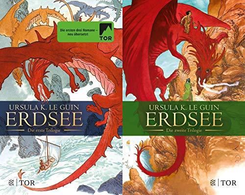 Die Erdsee-Chroniken Band 1+2 plus 1 exklusives Postkartenset