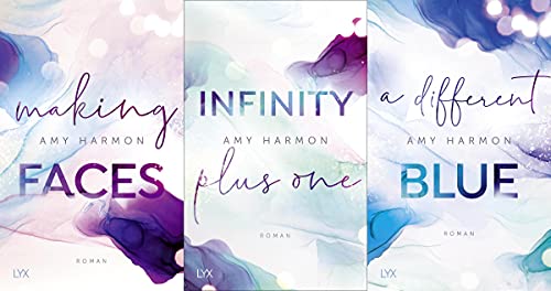Making Faces + Infinity Plus One + A Different Blue von Amy Harmon + 1 exklusives Postkartenset