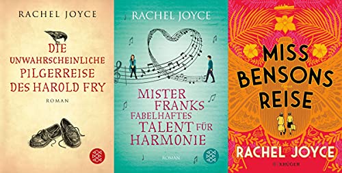 Rachel Joyce - 3 schöne Titel im Set + 1 exklusives Postkartenset