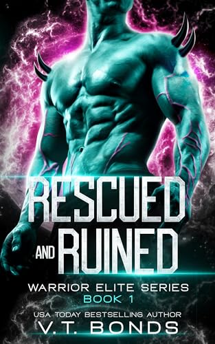 Rescued and Ruined: A Dark and Steamy Fated-Mates Alien Romance: A Toxic Enemies to Lovers, Forced Proximity, Possessive Monster Omegaverse (Warrior Elite Series Book 1)