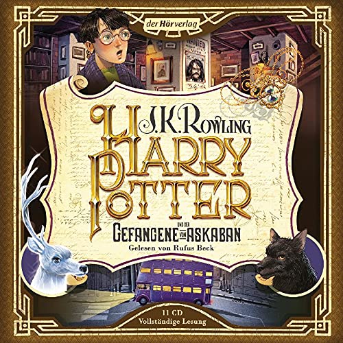 Harry Potter - Der Gefangene von Askaban als Hörbuch + 1 original Harry Potter Button