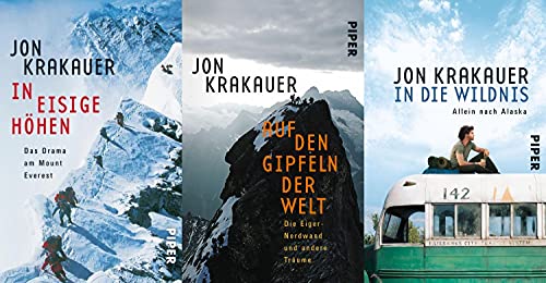3 spannende Titel des Journalisten Jon Krakauer + 1 exklusives Postkartenset