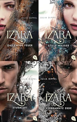 Die Izara-Reihe in 4 Bänden plus 1 exklusives Postkartenset