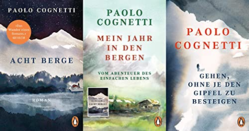 3 Titel des Abenteurers Paolo Cognetti im Set + 1 exklusives Postkartenset