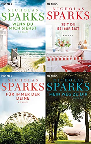 4 wunderschöne Titel von Nicholas Sparks + 1 exklusives Postkartenset