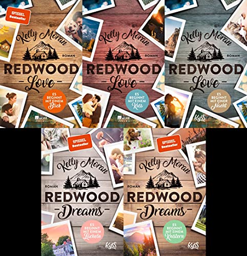 Die Redwood-Reihe Band 1-5 plus 1 exklusives Postkartenset