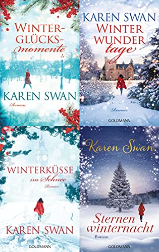 4 Winterromane von Karen Swan im Set + 1 exklusives Postkartenset