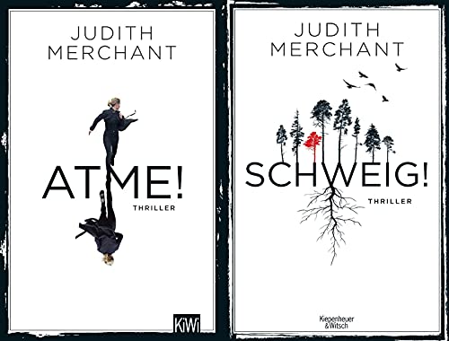 2 Thriller von Judith Merchant: ATME! + SCHWEIG! + 1 exklusives Postkartenset