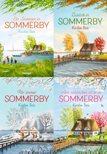 Die Sommerby-Reihe Band 1-4 plus 1 exklusives Postkartenset