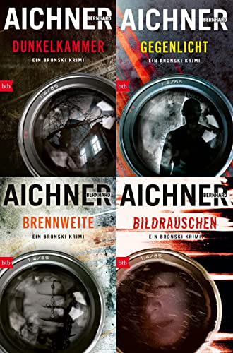 4 Bronski Krimis: Dunkelkammer + Gegenlicht + Brennweite + Bildrauschen plus 1 exklusives Postkartenset