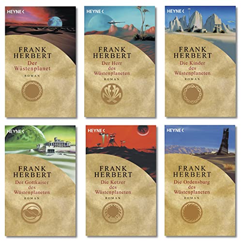 Frank Herbert-Set: 6 Bände der "Dune – Der Wüstenplanet"-Saga