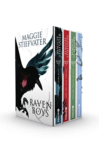 Alle 4 Bände der Raven-Boys-Reihe im Schuber + 1 exklusives Postkartenset