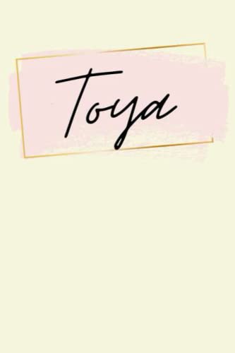 Toya: Personalized Sketchbook Cute with Name Toya on the cover | Drawing Pad of 120 Pages