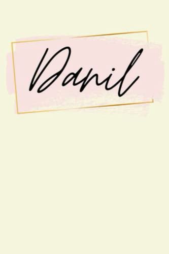 Danil: Personalized Sketchbook Cute with Name Danil on the cover | Drawing Pad of 120 Pages