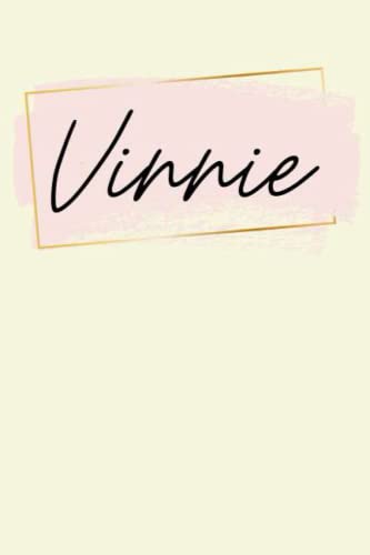 Vinnie: Personalized Sketchbook Cute with Name Vinnie on the cover | Drawing Pad of 120 Pages