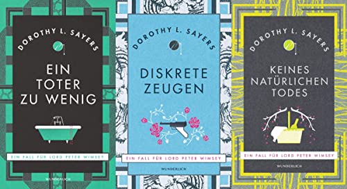 3 spannende Fälle für Lord Peter Wimsey im Set + 1 exklusives Postkartenset