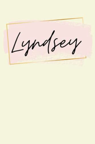 Lyndsey: Personalized Sketchbook Cute with Name Lyndsey on the cover | Drawing Pad of 120 Pages