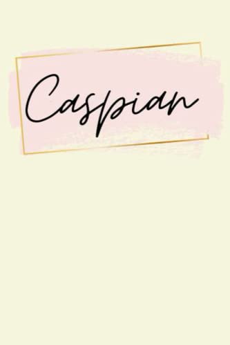 Caspian: Personalized Sketchbook Cute with Name Caspian on the cover | Drawing Pad of 120 Pages