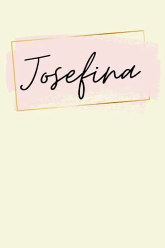Josefina: Personalized Sketchbook Cute with Name Josefina on the cover | Drawing Pad of 120 Pages