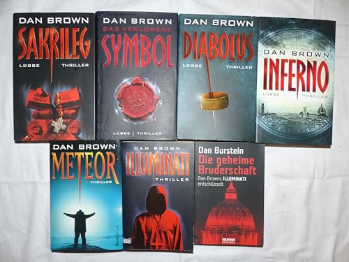 4 x Dan Brown: Diabolus, Illuminati, Meteor, Inferno erschienen 2003-2013