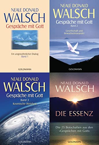 Gespräche mit Gott Band 1-3 + Die Essenz + 1 exklusives Holzkreuz