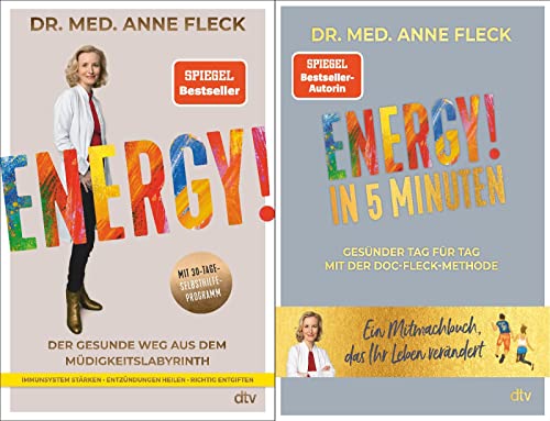 Energy! + Energy! in 5 Minuten im Set plus 1 exklusives Postkartenset