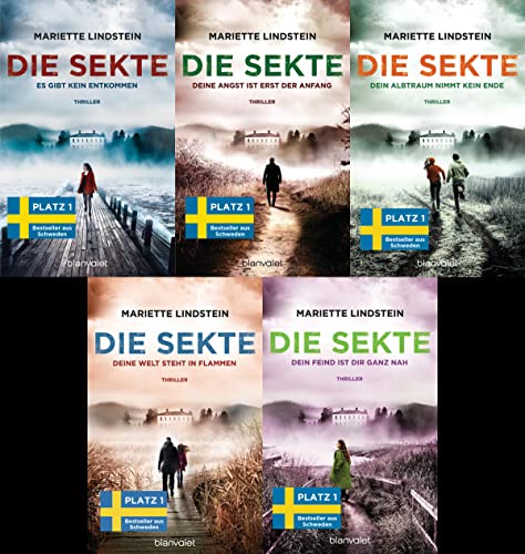Die Sekte Band 1-5 plus 1 exklusives Postkartenset