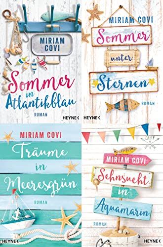 Miriam Covi: 4 Sommer-Romane im Set + 1 exklusives Postkartenset