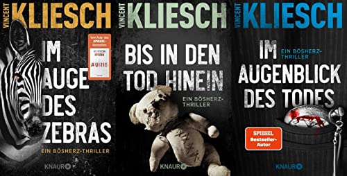 Im Auge des Zebras + Bis in den Tod hinein + Im Augenblick des Todes: 3 Bösherz-Thriller im Set + 1 exklusives Postkartenset