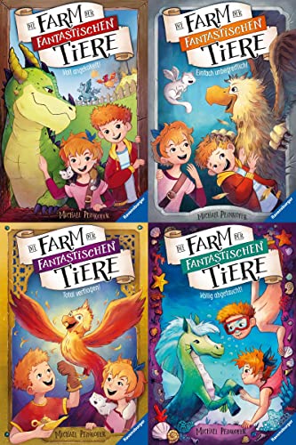 Die Farm der fantastischen Tiere Band 1-4 plus 1 exklusives Postkartenset